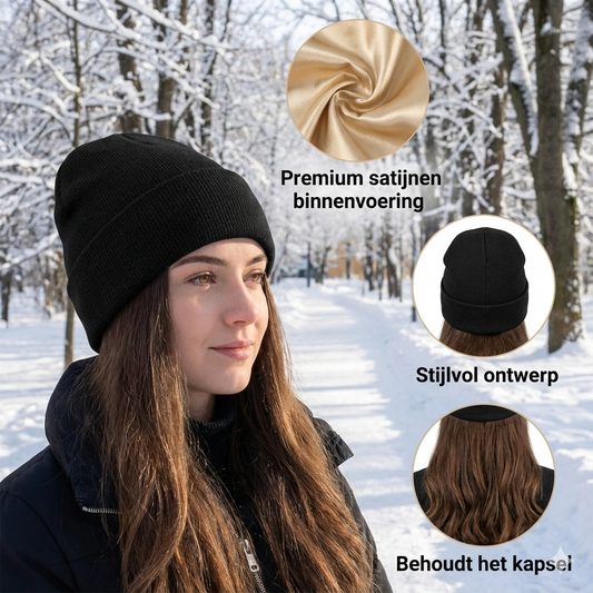 SatinSoft - Satin gefütterte Wintermütze