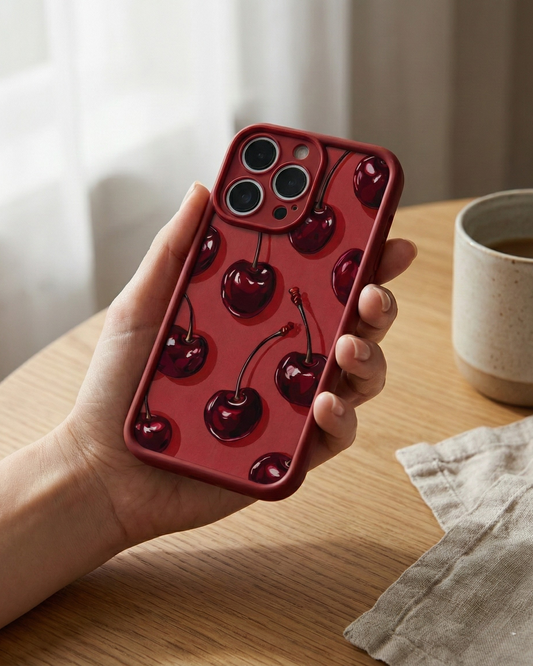 Glossy Kirsch-Handyhülle